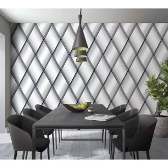 TF30046787 rombuszmintás világosszürke tapétaposzter, digitális panel