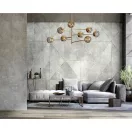 TF30046912 geometrikus mintájú szürke tapétaposzter, digitális panel