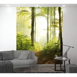 TF30047221 erdőmintás zöld tapétaposzter, digitális panel