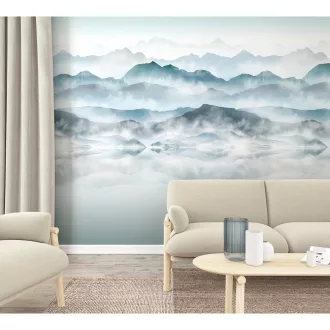 TF30047224 tájkép mintájú kék tapétaposzter, digitális panel