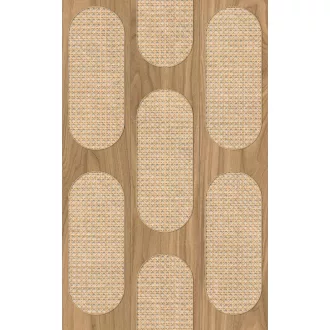 TF30081638 fonott mintás taupe tapéta
