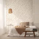 TF30081641 levélmintás homokszínű tapéta