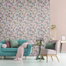 TF30081647 geometrikus mintájú kék tapéta