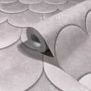 TF30081654 háztetőcserép-mintájú taupe tapéta