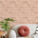 TF30081658 háztetőcserép-mintájú terra tapéta