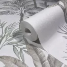 TF30082457 pálmalevél mintájú homokszínű tapéta