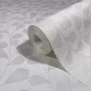 TF30082501 levélmintás fehér tapéta