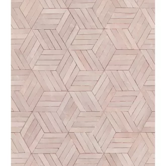 TF30089002 geometrikus mintájú rózsaszín tapéta