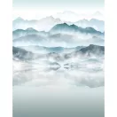 TF30096465 tájkép mintájú kék tapétaposzter, digitális panel